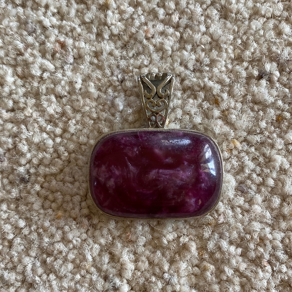 Lia Sophia purple pendant